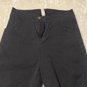 ROMWE Black Straight Leg Pants